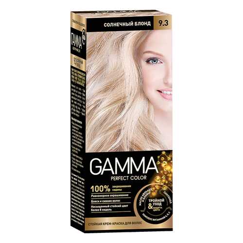 Краска для волос SVOBODA GAMMA Perfect color солнечный блонд 9,3, 50гр в Магнит Косметик