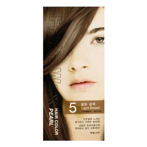 Краска для волос Welcos Fruits Wax Pearl Hair Color 05 Light Brown 60 г в Магнит Косметик