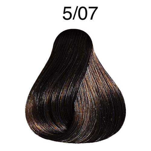 Краска для волос Wella Professionals 5/07 светло-коричневый натуральный коричневый в Магнит Косметик