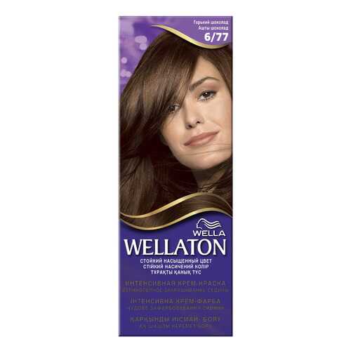 Краска для волос Wella Wellaton 6/77 горький шоколад 110 мл в Магнит Косметик