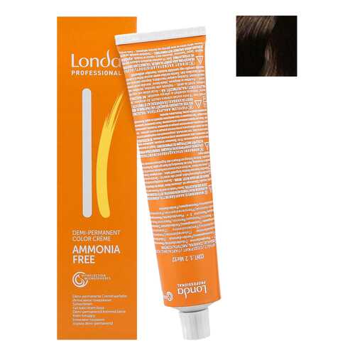 Крем-краска для волос Londa Ammonia Free 6/37 Темный Блонд Золотисто-Коричневый 60 мл в Магнит Косметик