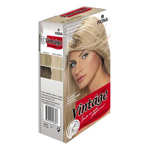 Крем краска FIONA Vintage Color тон 12 жемчужный блонд в Магнит Косметик