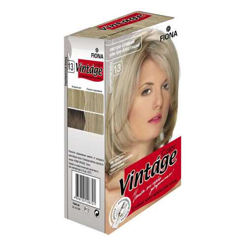 Крем краска FIONA Vintage Color тон 13 серебристый блонд в Магнит Косметик
