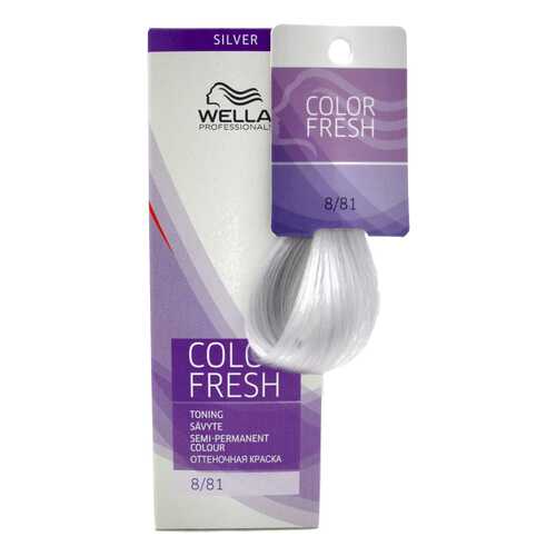 Оттеночная краска Wella Color Fresh 8/81 Светлый блонд жемчужно-пепельный 75мл в Магнит Косметик