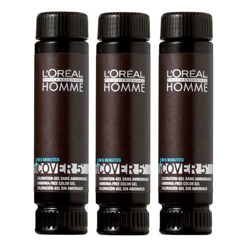 Тонирующее средство L'Oreal Professionnel Homme Cover Гель 5 №4 50 мл x 3 шт в Магнит Косметик