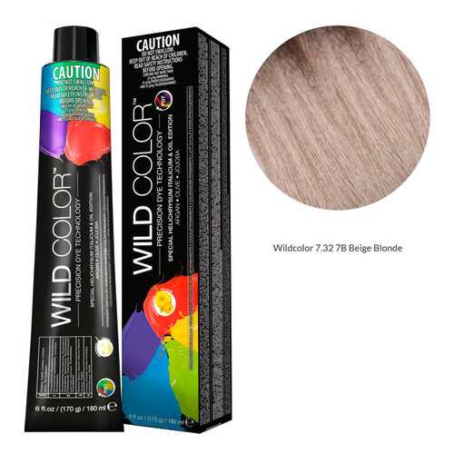 Wildcolor - Стойкая крем-краска Permanent Hair Color 7.32 7B Бежевый блонд 180 мл в Магнит Косметик