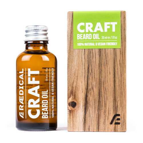 Масло для бороды Raedical CRAFT в футляре из грецкого ореха , 30 мл в Магнит Косметик