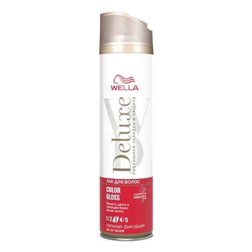 Лак для волос Wella Deluxe Color Gloss 250 мл в Магнит Косметик