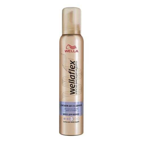 Мусс для укладки волос Wella Wellaflex Объем до 2-х дней сильная фиксация, 200мл в Магнит Косметик