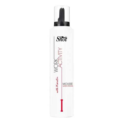 Мусс для волос Shot Work Activity Mousse Super Strong 300 мл в Магнит Косметик
