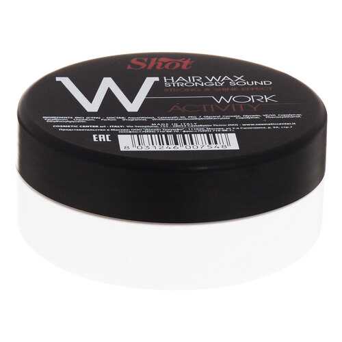 Воск для укладки Shot Hair Wax Strongly Sound Work Activity W 100 мл в Магнит Косметик