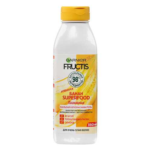 Бальзам для волос Fructis Superfood Банан 350 мл в Магнит Косметик