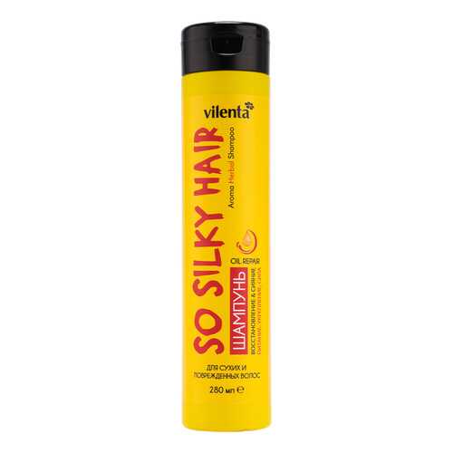 Бальзам для волос VILENTA SO SILKY HAIR с натуральными экстрактами трав, 280 мл в Магнит Косметик