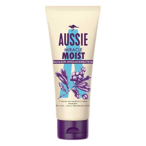 Бальзам-Ополаскиватель Aussie Miracle Moist Для Сухих Волос 200мл в Магнит Косметик