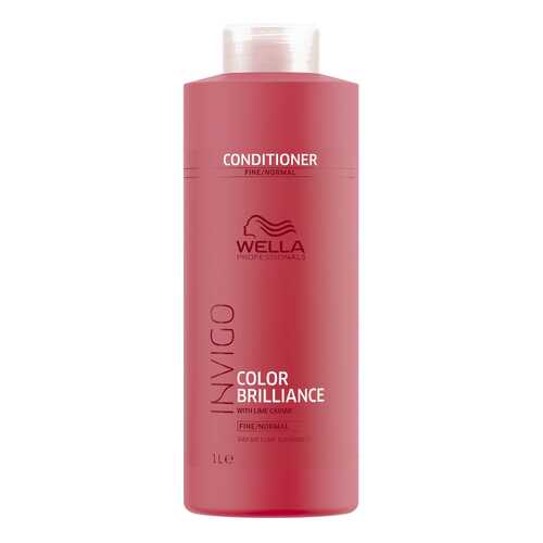 Бальзам Wella Professional Brilliance Line для окрашенных нормальных и тонких волос 1000мл в Магнит Косметик