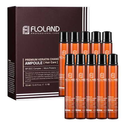 Филлеры для волос с кератином Floland Premium Keratin Change Ampoule в Магнит Косметик