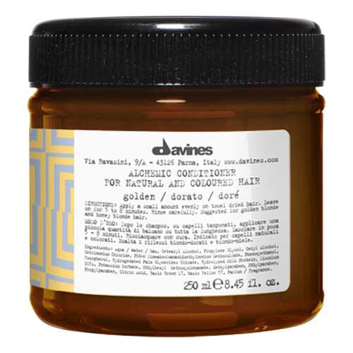Кондиционер для волос Davines Alchemic Conditioner Golden 250 мл в Магнит Косметик