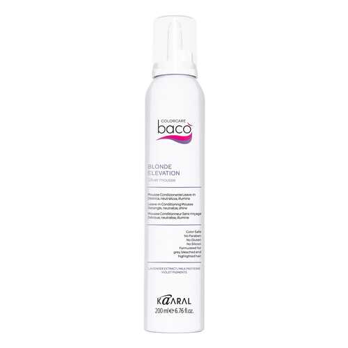 Кондиционер для волос Kaaral Baco Blonde Elevation Silver Mousse 200 мл в Магнит Косметик