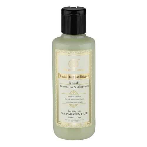 Кондиционер для волос Khadi Natural Зеленый чай и Алоэ вера - без парабенов, 210 мл в Магнит Косметик