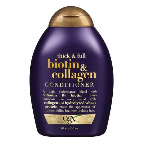 Кондиционер для волос OGX Thick & Full Biotin & Collagen Conditioner 385 мл в Магнит Косметик
