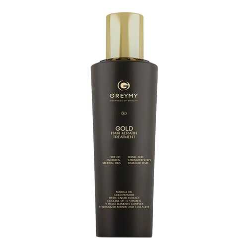 Крем для волос Greymy professional Gold Hair Keratin Treatment 500 мл в Магнит Косметик