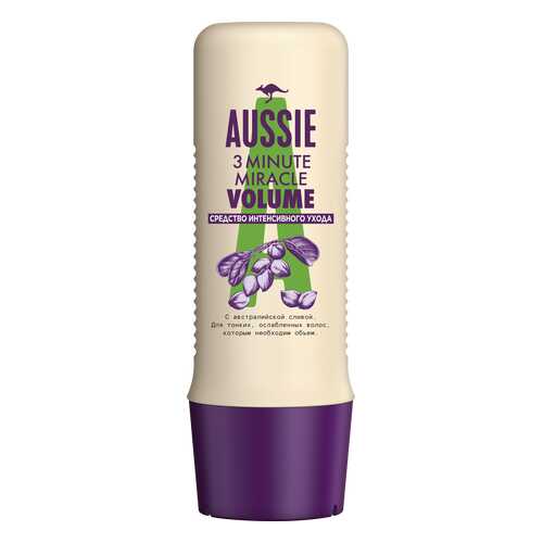 Маска Aussie Aussome Volume Уход Для Придания Объема 250мл в Магнит Косметик