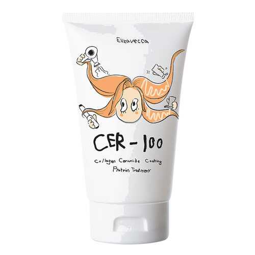 Маска для волос Elizavecca Collagen Ceramide Coating Protein Treatment 100 мл в Магнит Косметик