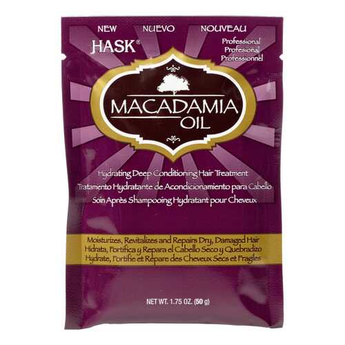 Маска для волос Hask Macadamia Oil Hydrating Deep Conditioning Hair Treatment 50 г в Магнит Косметик