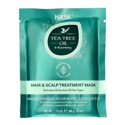 Маска для волос Hask Tea Tree&Rosemary Hair&Scalp Treatment Mask 50 г в Магнит Косметик