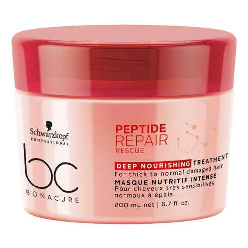 Маска для волос Schwarzkopf BC Bonacure Peptide Repair Rescue питательная 200 мл в Магнит Косметик