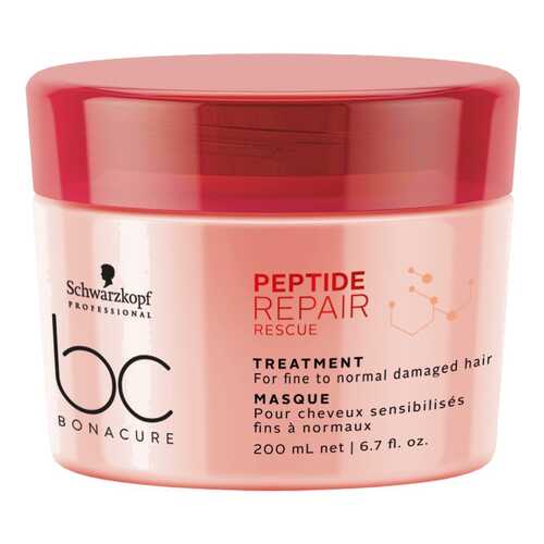 Маска для волос Schwarzkopf Bonacure Peptide Repair Rescue Treatment 200 мл в Магнит Косметик