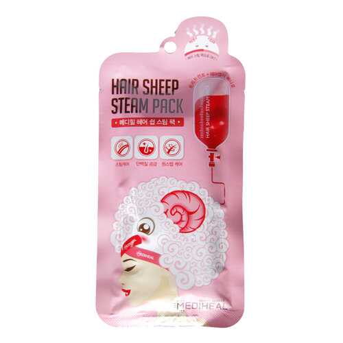 Маска-пакет для волос с паровым эффектом MEDIHEAL Hair Sheep Steam Pack в Магнит Косметик