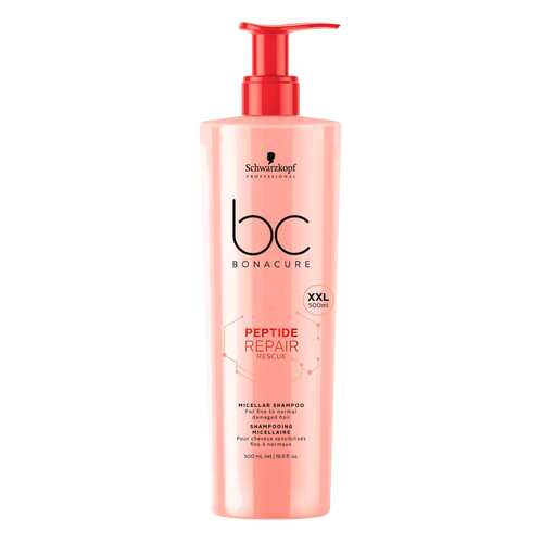 Мицеллярный Шампунь Schwarzkopf Professional BC Peptide Repair Rescue, 500 мл в Магнит Косметик