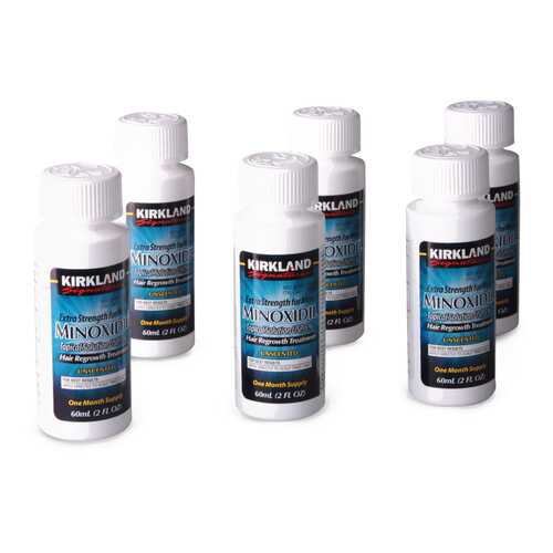 Миноксидил киркланд 5% - 6 флакон с оригинальной пипеткой Kirkland Minoxidil Signature в Магнит Косметик