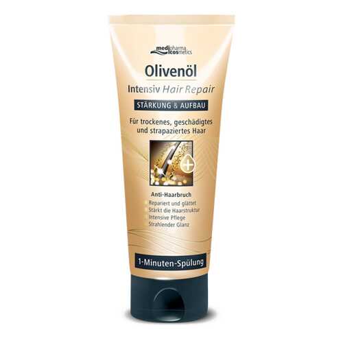 Ополаскиватель для восстановления волос medipharma cosmetics Olivenol Intensiv, 200 мл в Магнит Косметик