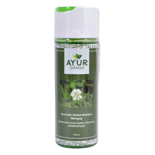 Шампунь БРИНГРАДЖ (Ayurvedic Herbal Shampoo BHRINGRAJ) AYUR GANGA, 200мл в Магнит Косметик