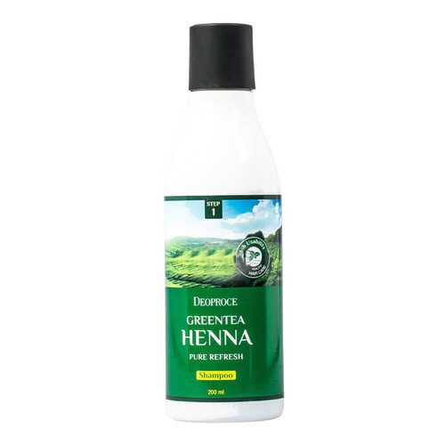 Шампунь Deoproce Green Tea Henna Pure Refresh 200 мл в Магнит Косметик