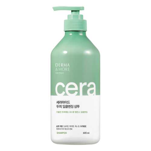 Шампунь Derma & More Cera глубокое очищение 600мл в Магнит Косметик