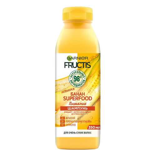 Шампунь для волос GARNIER Fructis Superfood Банан 350 мл в Магнит Косметик