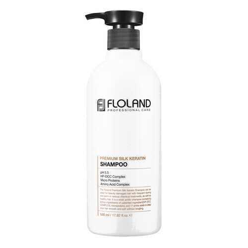Шампунь для волос с кератином Floland Premium Silk Keratin Shampoo в Магнит Косметик