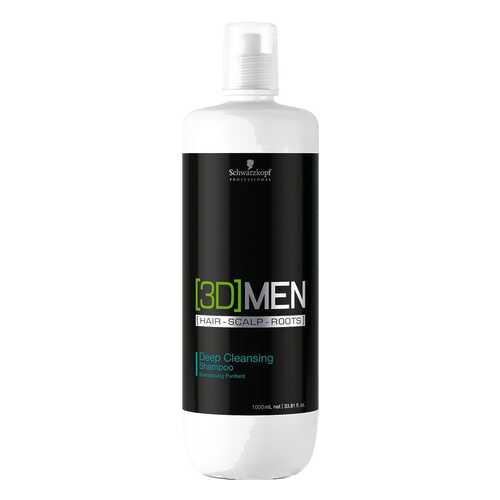 Шампунь для волос Schwarzkopf Professional [3D]Men Deep Cleansing Shampoo 1000 мл в Магнит Косметик