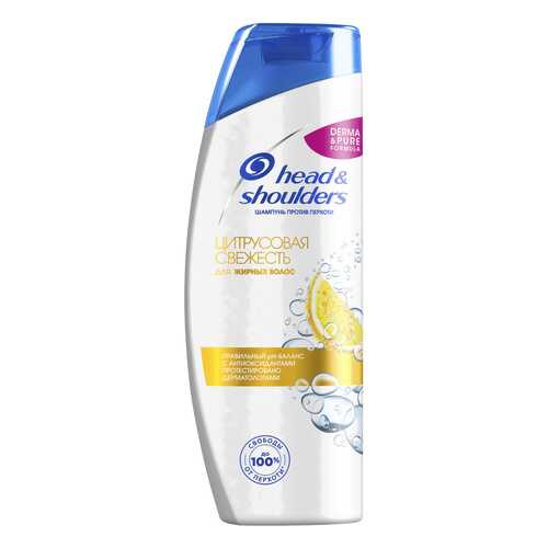 Шампунь Head & Shoulders Цитрусовая свежесть для жирных волос 600 мл в Магнит Косметик