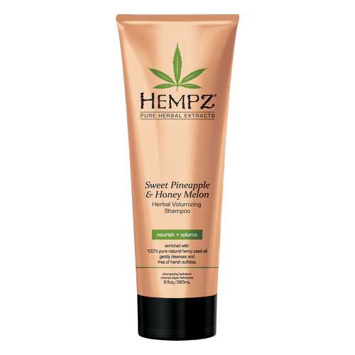 Шампунь Hempz Ананас и Медовая Дыня для придания объёма в Магнит Косметик