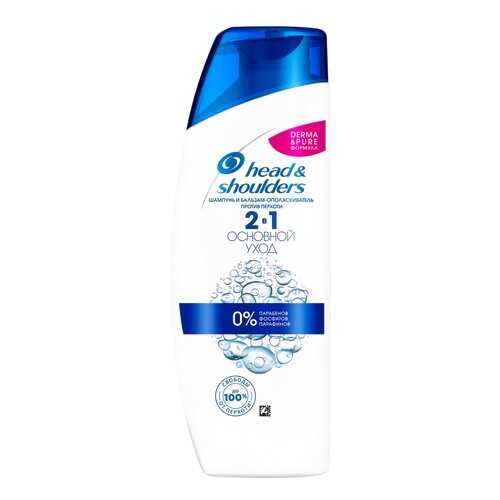 Шампунь и бальзам-ополаскиватель Head & Shoulders против перхоти 2в1 Основной уход 300мл в Магнит Косметик