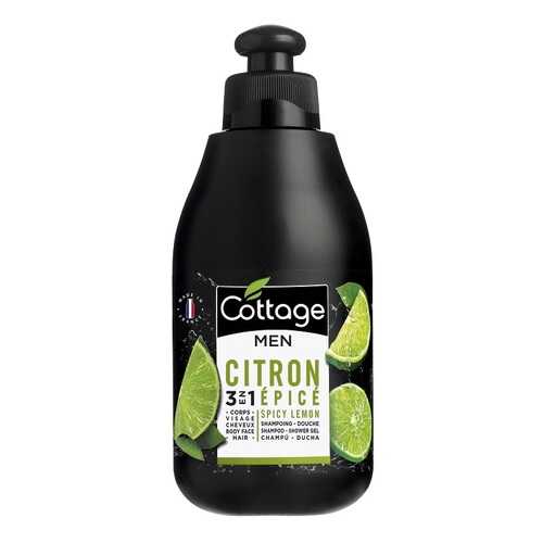 Шампунь и гель для душа Cottage Spicy Lemon. Пряный лайм для мужчин в Магнит Косметик