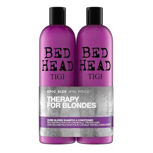 Шампунь и Кондиционер TIGI Bed Head Colour Dumb Blonde для блондинок, 2*750 мл в Магнит Косметик