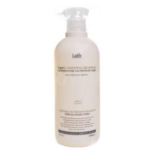 Шампунь La'dor Triplex Natural Shampoo 530 мл в Магнит Косметик