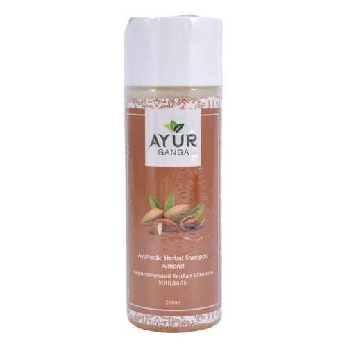 Шампунь МИНДАЛЬ (Ayurvedic Herbal Shampoo ALMOND) AYUR GANGA, 200мл в Магнит Косметик
