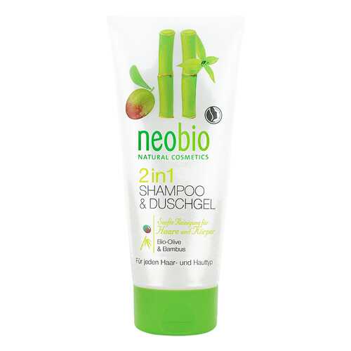 Шампунь neobio 2 in 1 Shower Gel & Shampoo 200 мл в Магнит Косметик