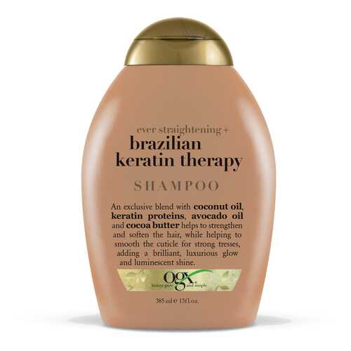 Шампунь OGX Brazilian Keratin Therapy Ever Straight 385 мл в Магнит Косметик